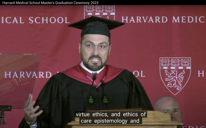 Harvard Medical School Graduation Constantine Ethics